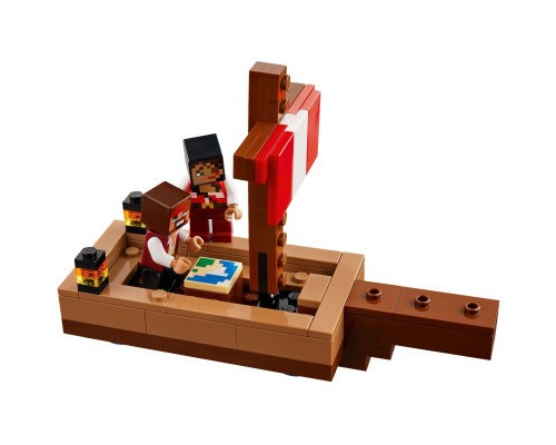 Конструктор LEGO Minecraft Подорож на піратському кораблі (21259-)