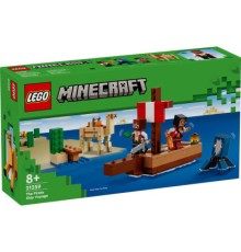 Конструктор LEGO Minecraft Подорож на піратському кораблі (21259-)