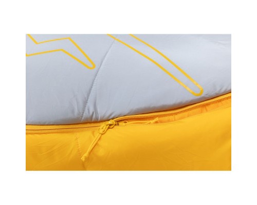 Спальний мішок Turbat Nox пуховий 400 grey/cheddar orange 185 см (012.005.0394)