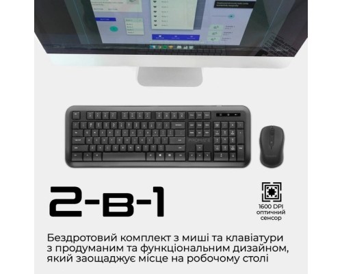 Комплект Promate ProCombo-6 Wireless Black (procombo-6)