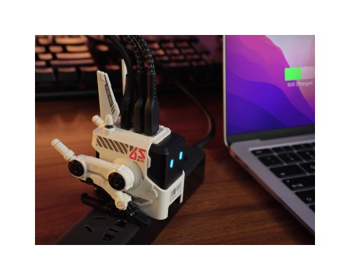 Зарядний пристрій GravaStar Alpha65 65Вт 2XUSB-C/USB-A White (GRAVASTARA65_WHT_EUK)