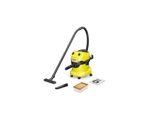 Пилосос будівельний Karcher WD 4 V-20/5/22, 1000Вт 20л, 6.8кг (1.628-209.0)