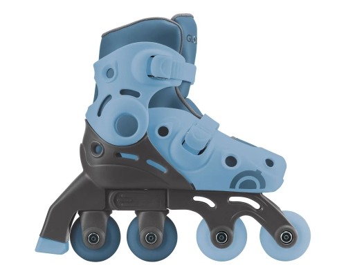 Роликові ковзани Globber 2в1 сіро-сині р.26-29, до 20кг, 3+ (780-200)