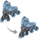 Роликові ковзани Globber 2в1 сіро-сині р.26-29, до 20кг, 3+ (780-200)