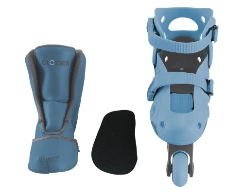 Роликові ковзани Globber 2в1 сіро-сині р.26-29, до 20кг, 3+ (780-200)