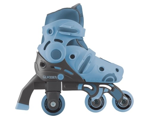 Роликові ковзани Globber 2в1 сіро-сині р.26-29, до 20кг, 3+ (780-200)