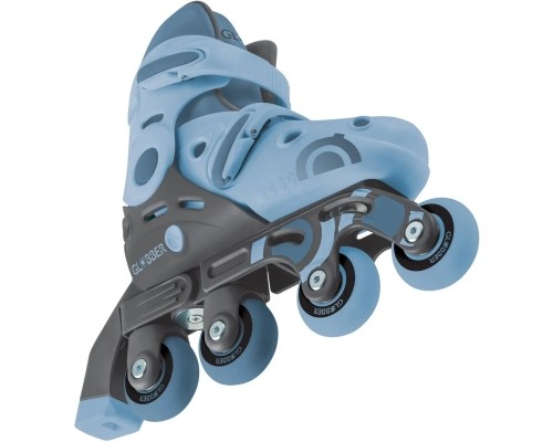 Роликові ковзани Globber 2в1 сіро-сині р.26-29, до 20кг, 3+ (780-200)