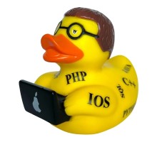 Іграшка для ванної Funny Ducks Качка Програміст (1333)