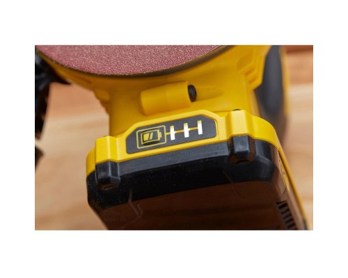 Шліфувальна машина Stanley ексцентрикова акумуляторна FatMax, безщіткова, Li-Ion 18В, 2Ah, 125 мм, 12000 об/хв (SFMCW220D1S)