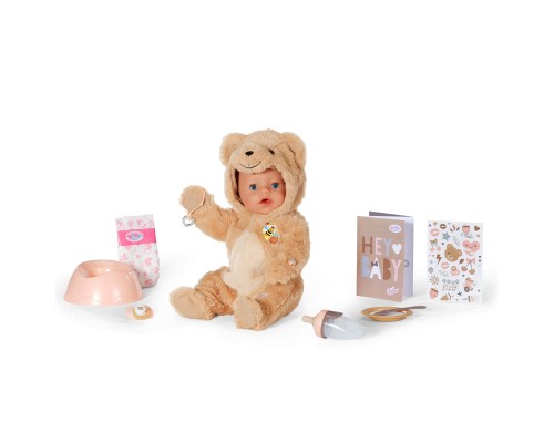 Пупс Zapf Baby Born – Емма у костюмі ведмедика 43 см (837115)