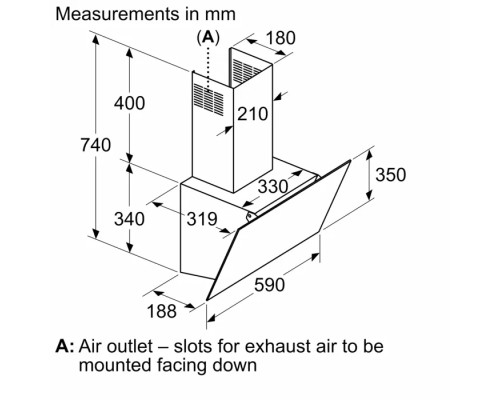 Витяжка кухонна Bosch DWK63PJ20T