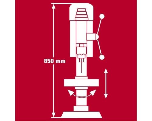 Свердлильний верстат Einhell TC-BD 630/1 630Вт, 250-2400об/хв (4520597)