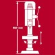 Свердлильний верстат Einhell TC-BD 630/1 630Вт, 250-2400об/хв (4520597)