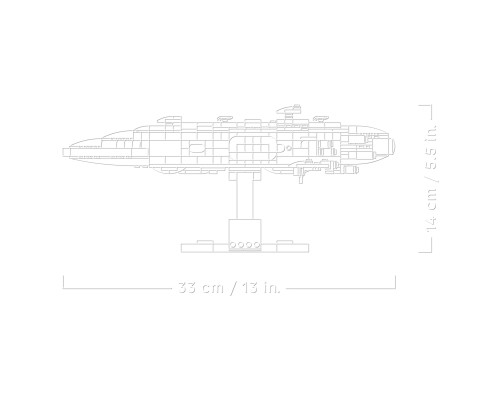 Конструктор LEGO Star Wars Зоряний крейсер Дім один (75405)