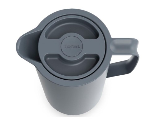Термос Tefal Motiva, 1л, пластик, скло, сірий-темний (N4170110)