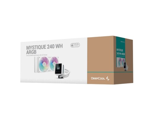 Система рідинного охолодження Deepcool Mystique 240 ARGB White (R-LX240-WHDSNMCP-G-1)