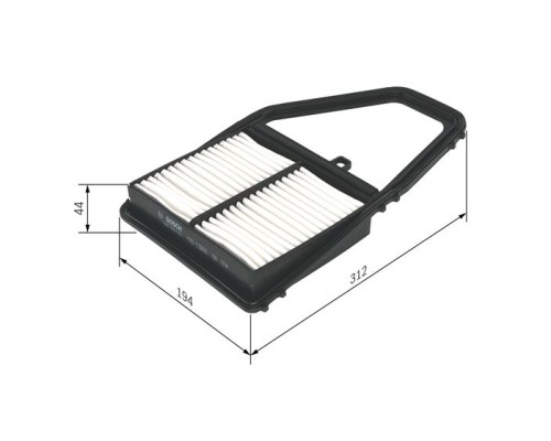 Повітряний фільтр для автомобіля Bosch 1987429176