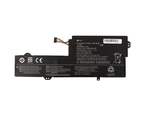 Акумулятор до ноутбука LENOVO IdeaPad Yoga 720-12IKB (L17L3P61) 11.4V 2000mAh PowerPlant (NB482252)