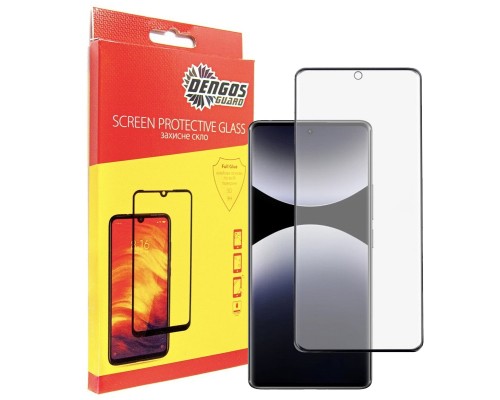 Скло захисне Dengos Full Glue Xiaomi Redmi Note 14 Pro (black) (TGFG-382)