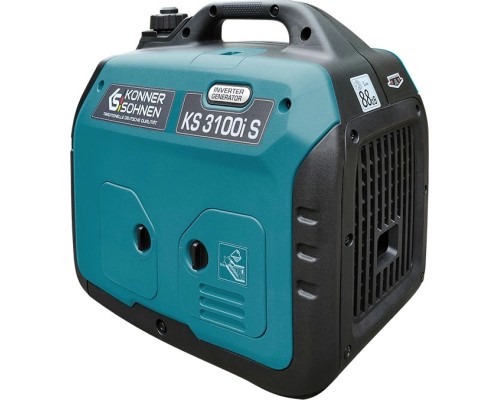Генератор Konner&Sohnen інверторний KS 3100i S, 230В, 3.1кВт, ручний тартер, 21.5кг (KS3100IS)