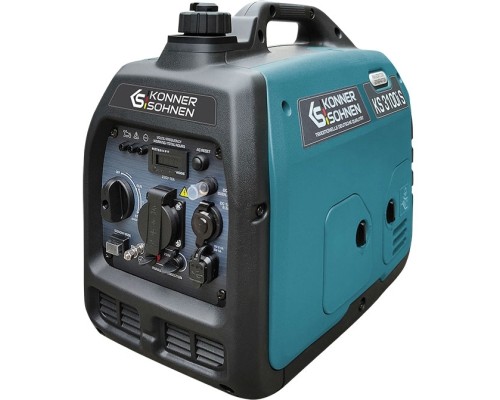 Генератор Konner&Sohnen інверторний KS 3100i S, 230В, 3.1кВт, ручний тартер, 21.5кг (KS3100IS)