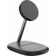 Зарядний пристрій Canyon wireless charger WCS-205 15W Qi2 2in1 Black (CNS-WCS205B)