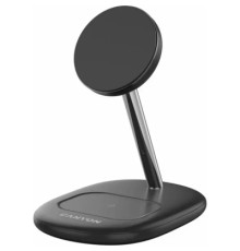 Зарядний пристрій Canyon wireless charger WCS-205 15W Qi2 2in1 Black (CNS-WCS205B)