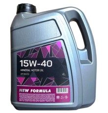 Моторна олива NEW FORMULA 15w-40 (SG/CD) кан. 4л ПЕ (3,6кг) (NF196254)