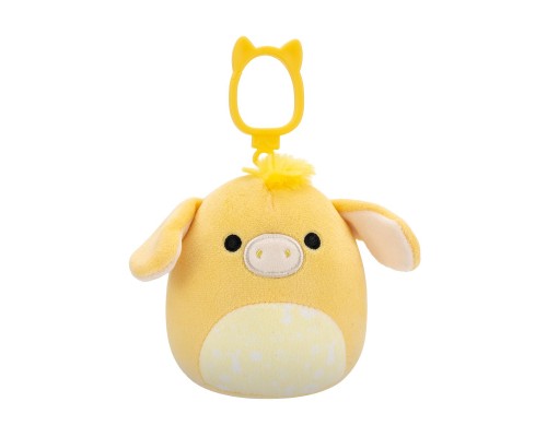 Брелок Squishmallows на кліпсі – Віслючок Гевін 9 см (SQCP00461)