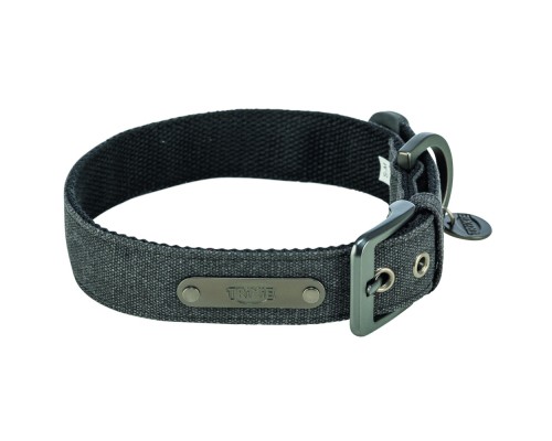 Нашийник для тварин Trixie CityStyle екстраширокий S–M 30–37 см 25 мм чорний (4053032681774)