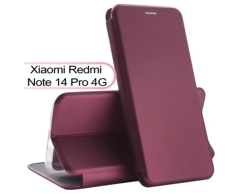 Чохол до мобільного телефона BeCover Exclusive Xiaomi Redmi Note 14 Pro 4G Red Wine (713525)