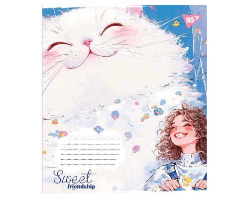 Зошит Yes Sweet Friendship А5 12 аркушів лінія (767862)