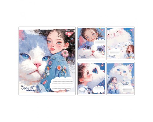 Зошит Yes Sweet Friendship А5 12 аркушів лінія (767862)