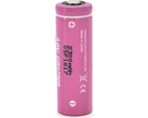 Батарейка CR17505 (size A), 3.0V 2300mah, Lithium, OEM PkCell (CR17505)