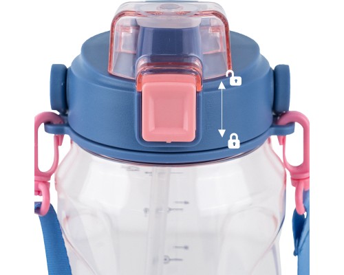 Поїльник-непроливайка Kite 1500 мл, рожева (K24-1202-2)