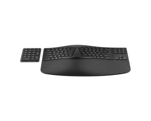 Клавіатура HP 960 BLK Ergonomic split-zone UA Black (7E755AA)