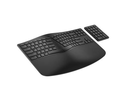 Клавіатура HP 960 BLK Ergonomic split-zone UA Black (7E755AA)