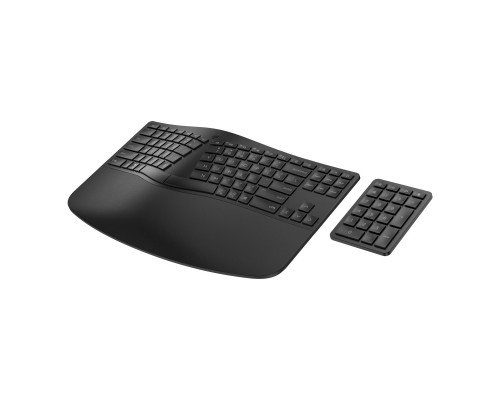 Клавіатура HP 960 BLK Ergonomic split-zone UA Black (7E755AA)