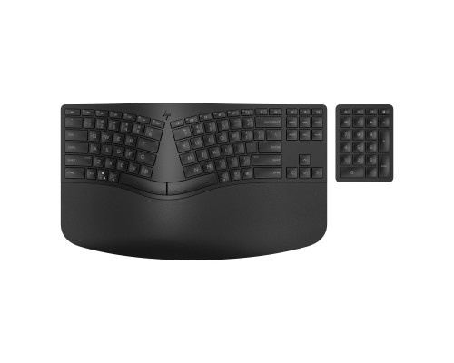 Клавіатура HP 960 BLK Ergonomic split-zone UA Black (7E755AA)