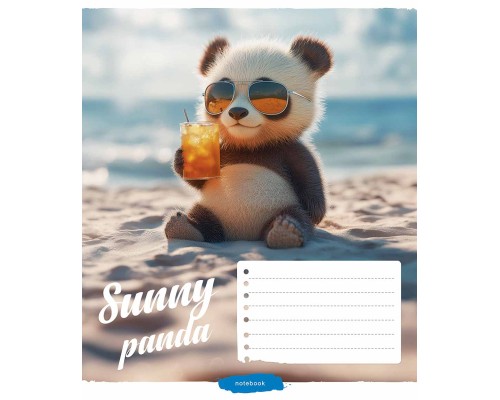 Зошит Школярик Cool animals 12 аркушів лінія (012-3518L)