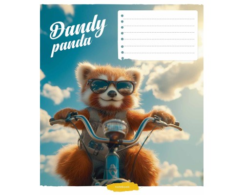 Зошит Школярик Cool animals 12 аркушів лінія (012-3518L)