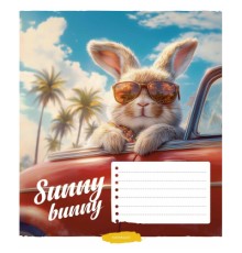 Зошит Школярик Cool animals 12 аркушів лінія (012-3518L)