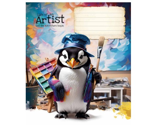 Зошит Школярик Cool adventures 18 аркушів лінія (018-3413L)