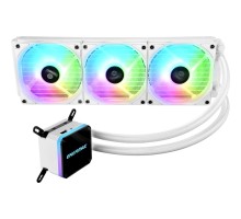 Система рідинного охолодження Enermax Aquafusion 360 White ARGB (ELC-LMT360-W-ARGB)