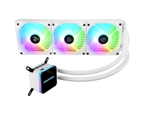 Система рідинного охолодження Enermax Aquafusion 360 White ARGB (ELC-LMT360-W-ARGB)