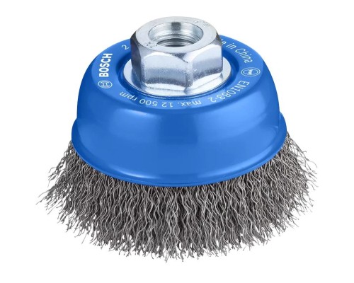 Щітка для електроінструменту Bosch Professional чашкова, кручена сталь, 70мм, 0.3мм, M14 (2.608.622.098)