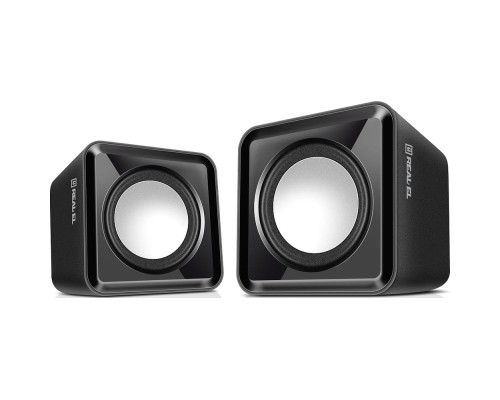 Акустична система REAL-EL S-10 USB Black (EL121100020)