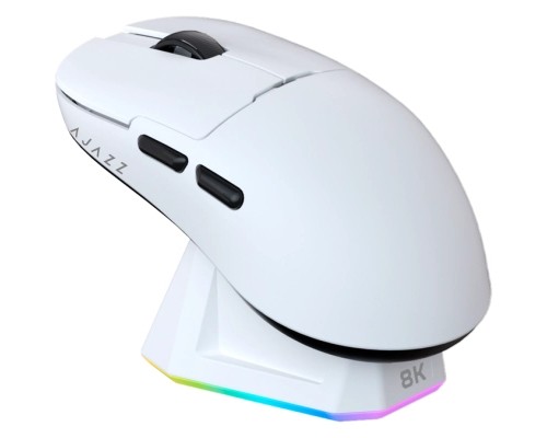 Мишка Ajazz AJ159PRO Wireless/Bluetooth/USB Charging Dock White (AJ159-PRO-W)