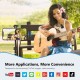 Мікрофон Puluz для iPhone/iPad 8-контактний приймач Black (PU645B)