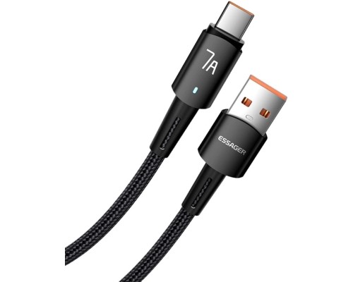 Дата кабель USB 2.0 AM to USB-C 3.0m 100W black Essager (EXC7A-CGC01-P)